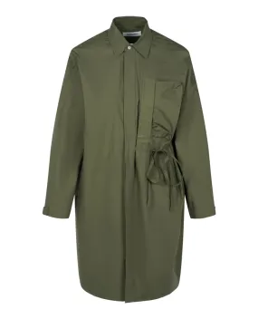 AMBUSH Womens Oversized Waist-Tie Shirt Dress