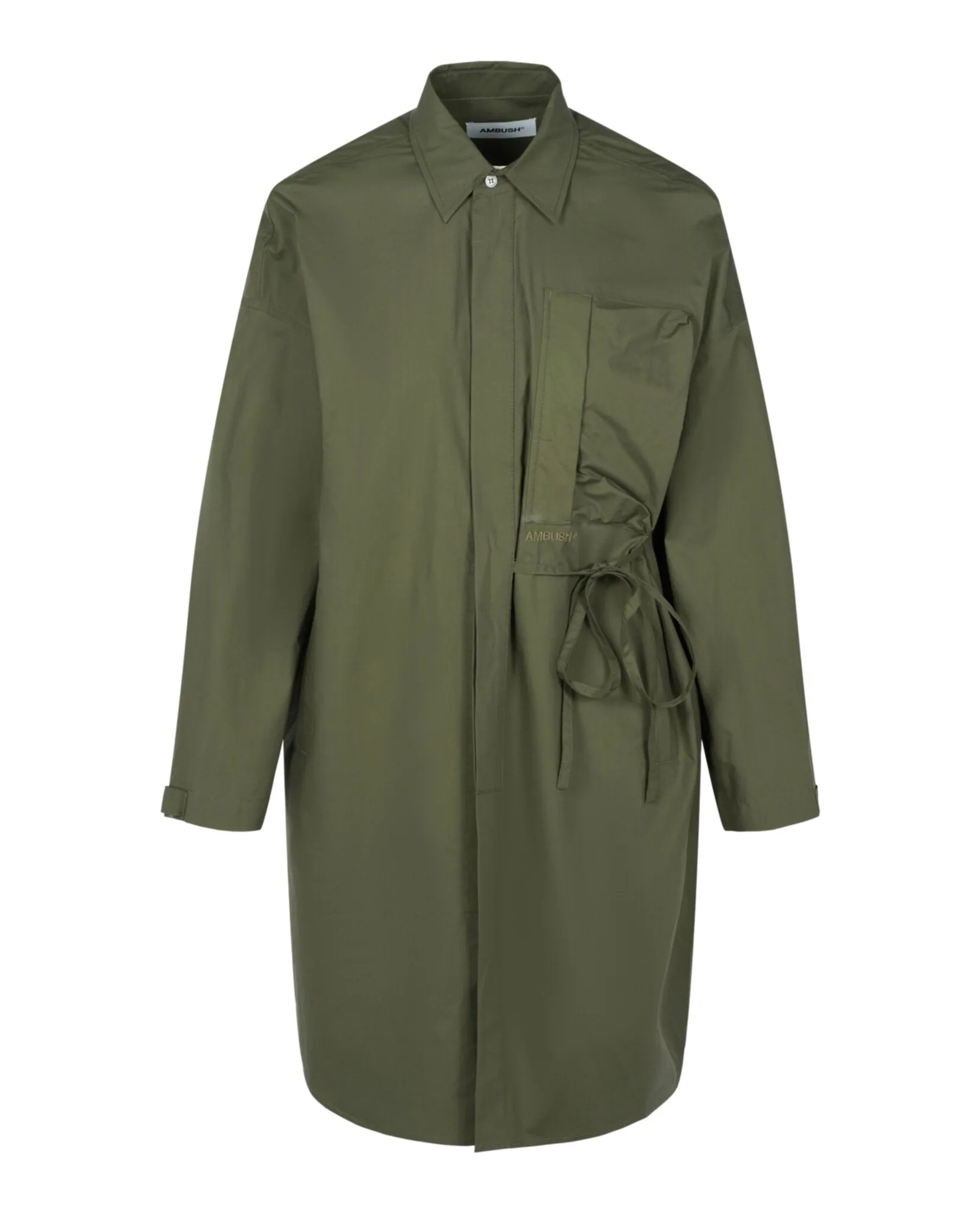 AMBUSH Womens Oversized Waist-Tie Shirt Dress