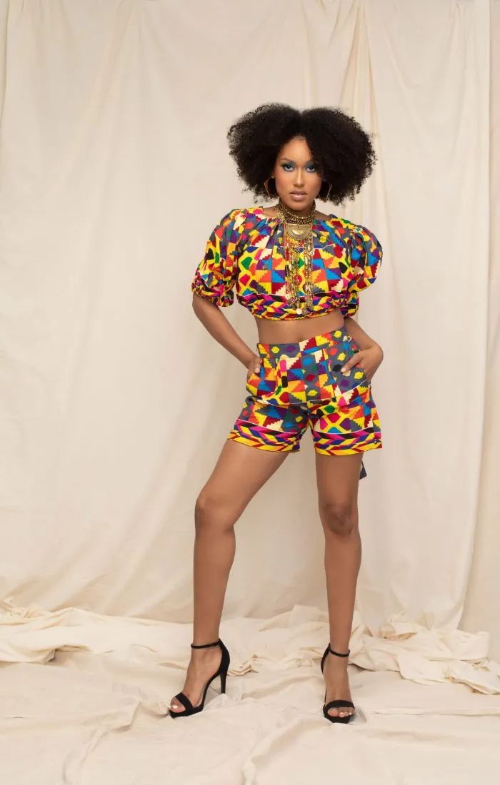 Ankobra High Waisted Shorts