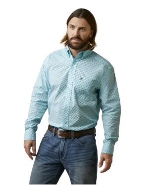 Ariat Turquoise Osburn Classic Fit Shirt