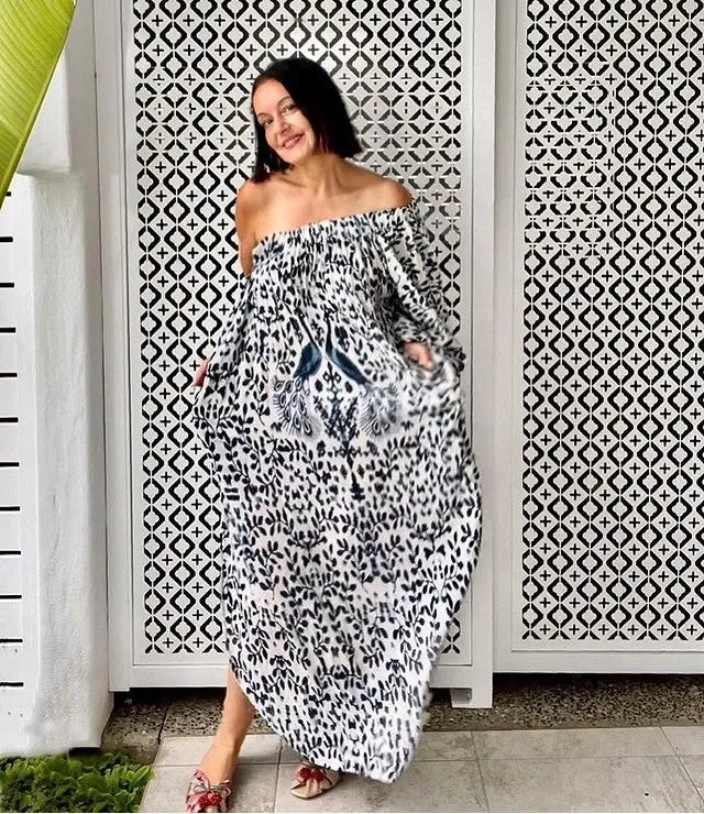 Ava Dress | Cotton | Sapphire & Ruby