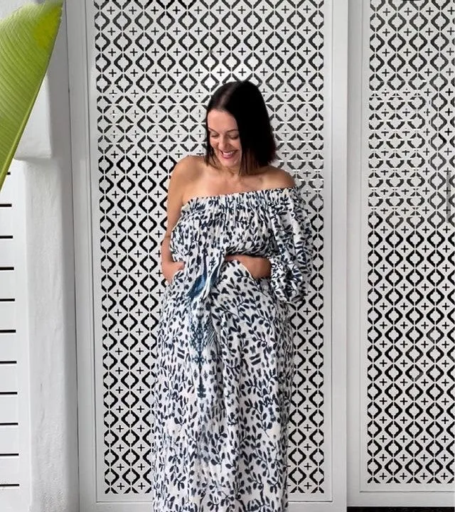 Ava Dress | Cotton | Sapphire & Ruby