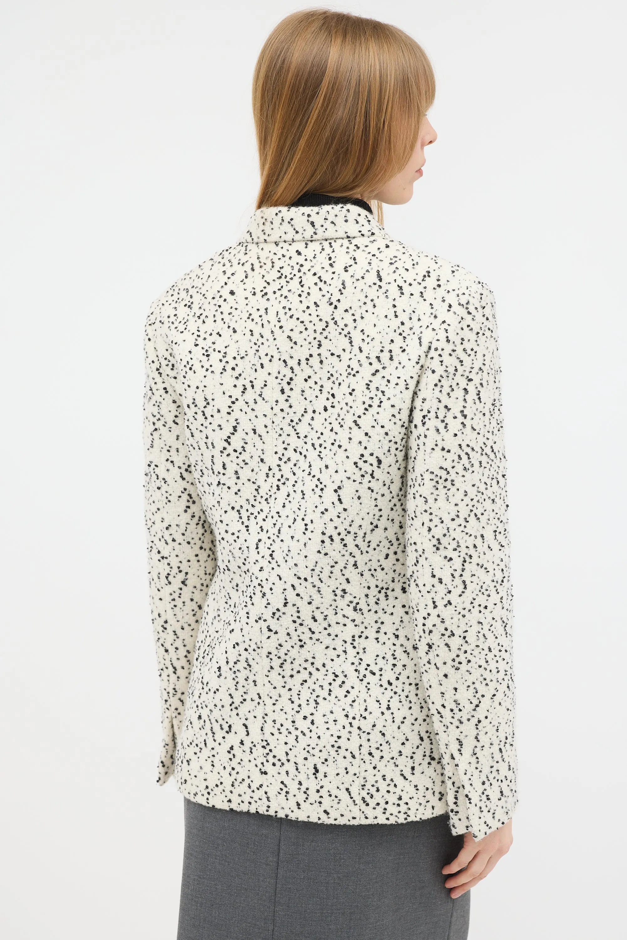 Boucle Double Breasted Blazer