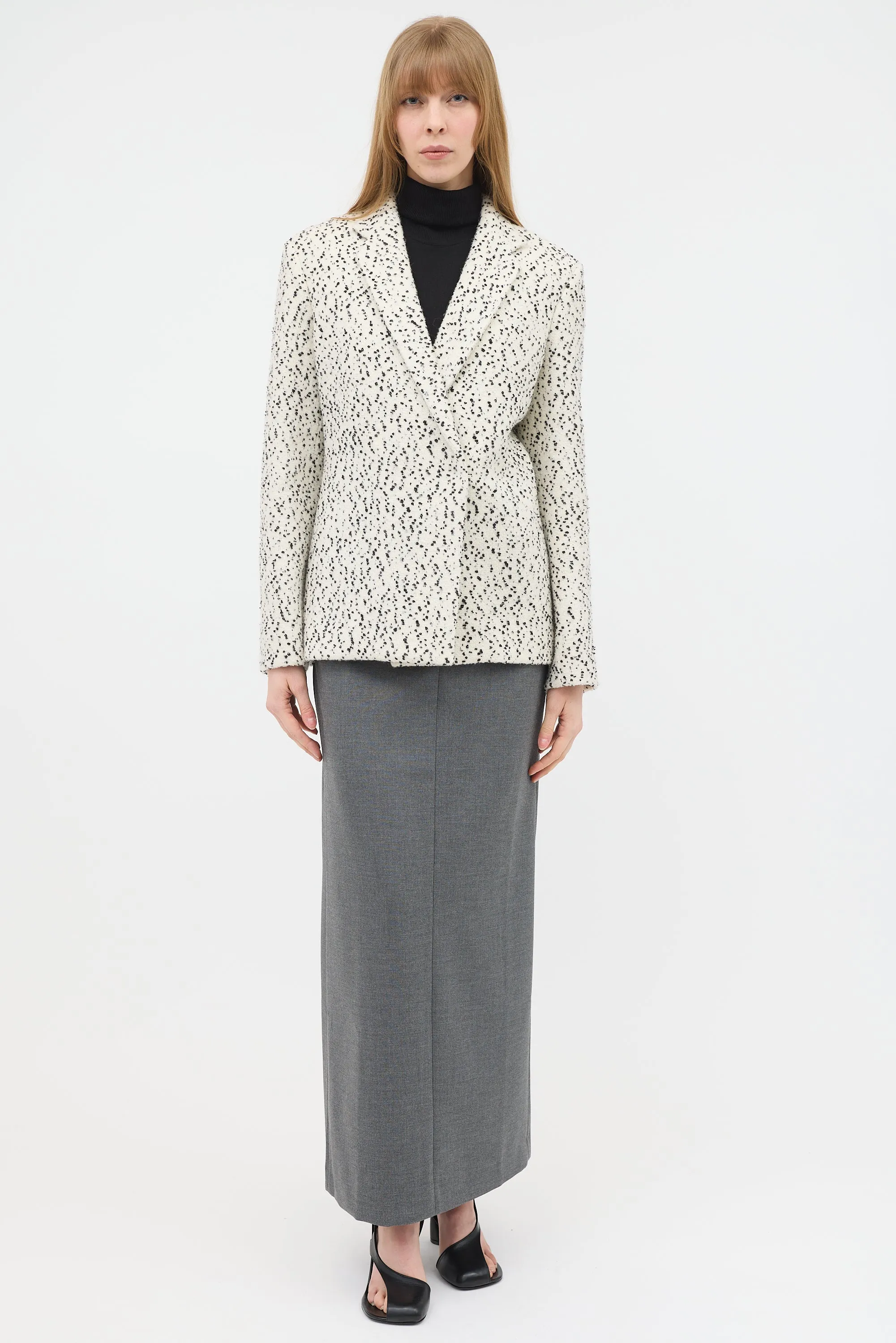 Boucle Double Breasted Blazer