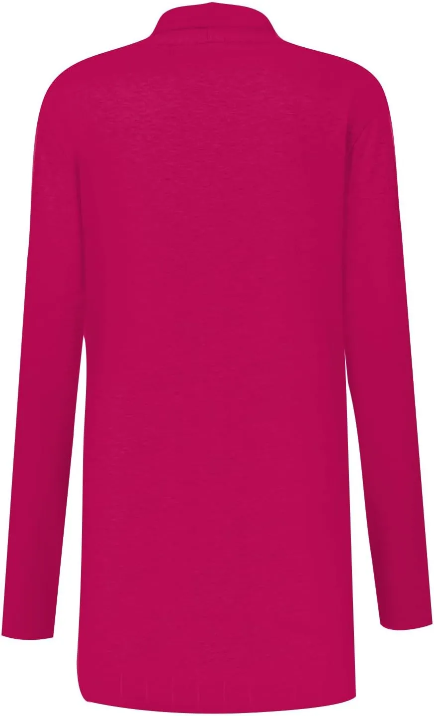 Cardigan Sweaters for Women, Casual Long Sleeve Open Front Solid Lightweight Cardigan Spring Oversized Soft Jackets