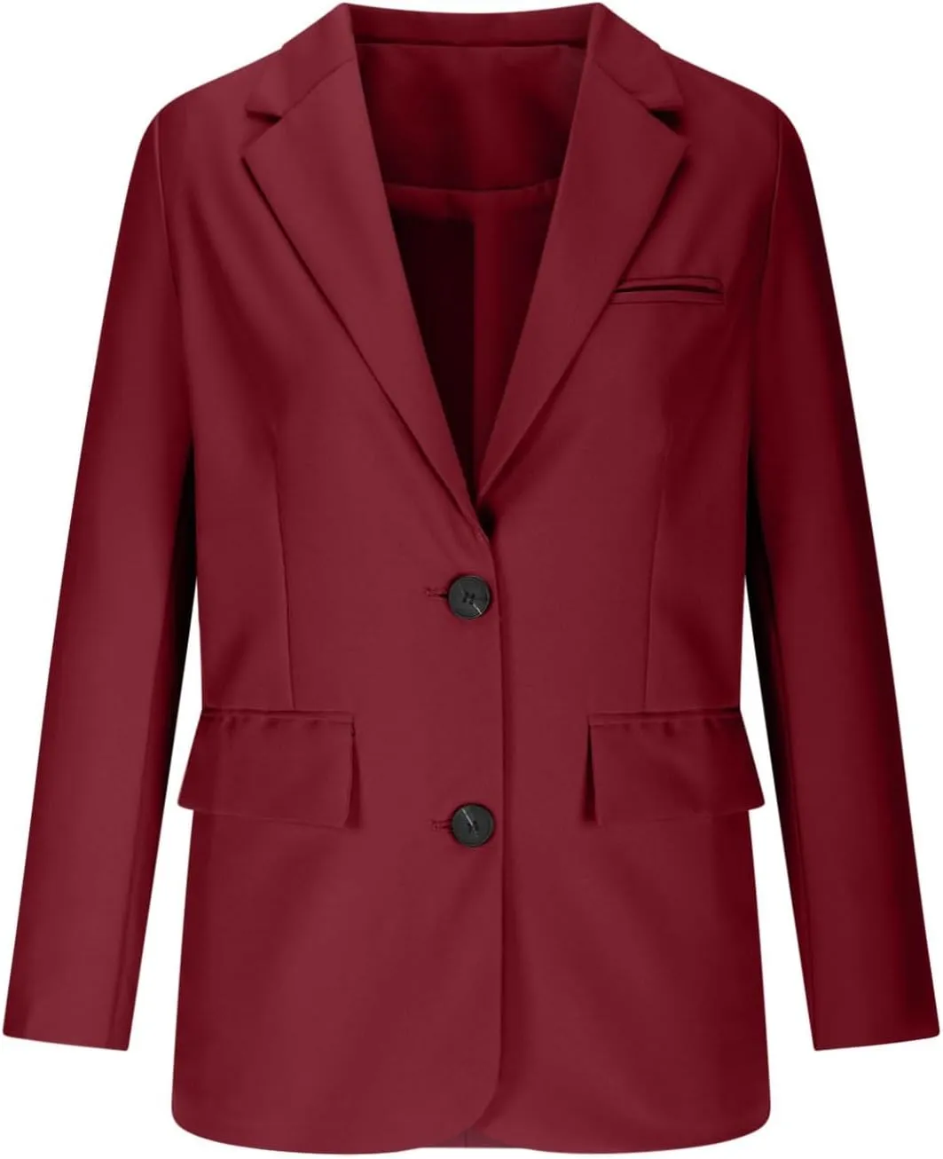 Casual Blazers for Women Business Work Office Suit Jackets Fall Fashion Long Sleeve Open Front Blazers with Pockets