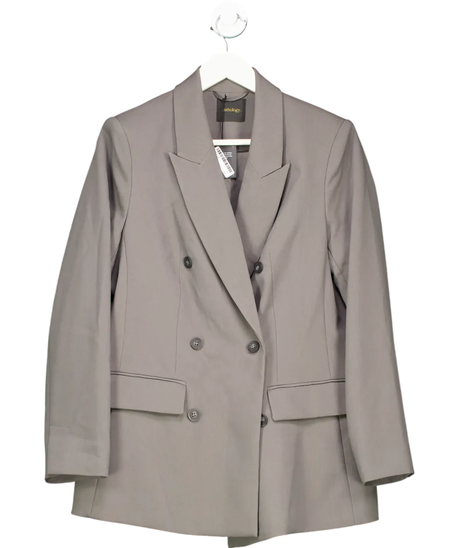 Grey Anthology Double Breasted Blazer UK 14