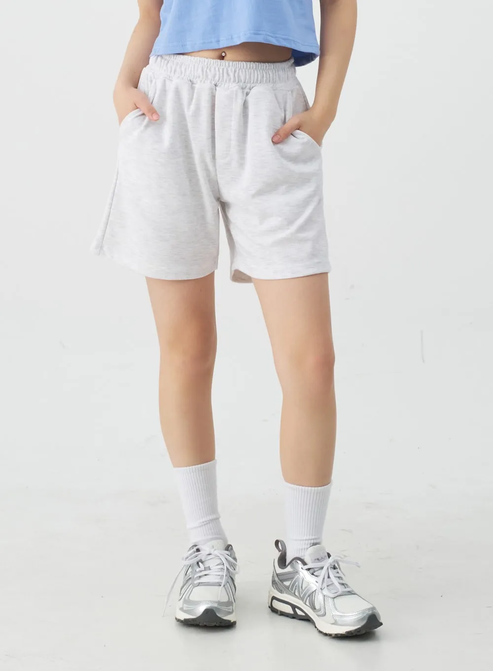 High-Waisted Sweat Shorts CJ13