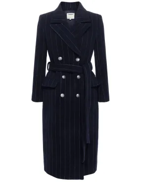 L'Agence Olina Long Belted Coat