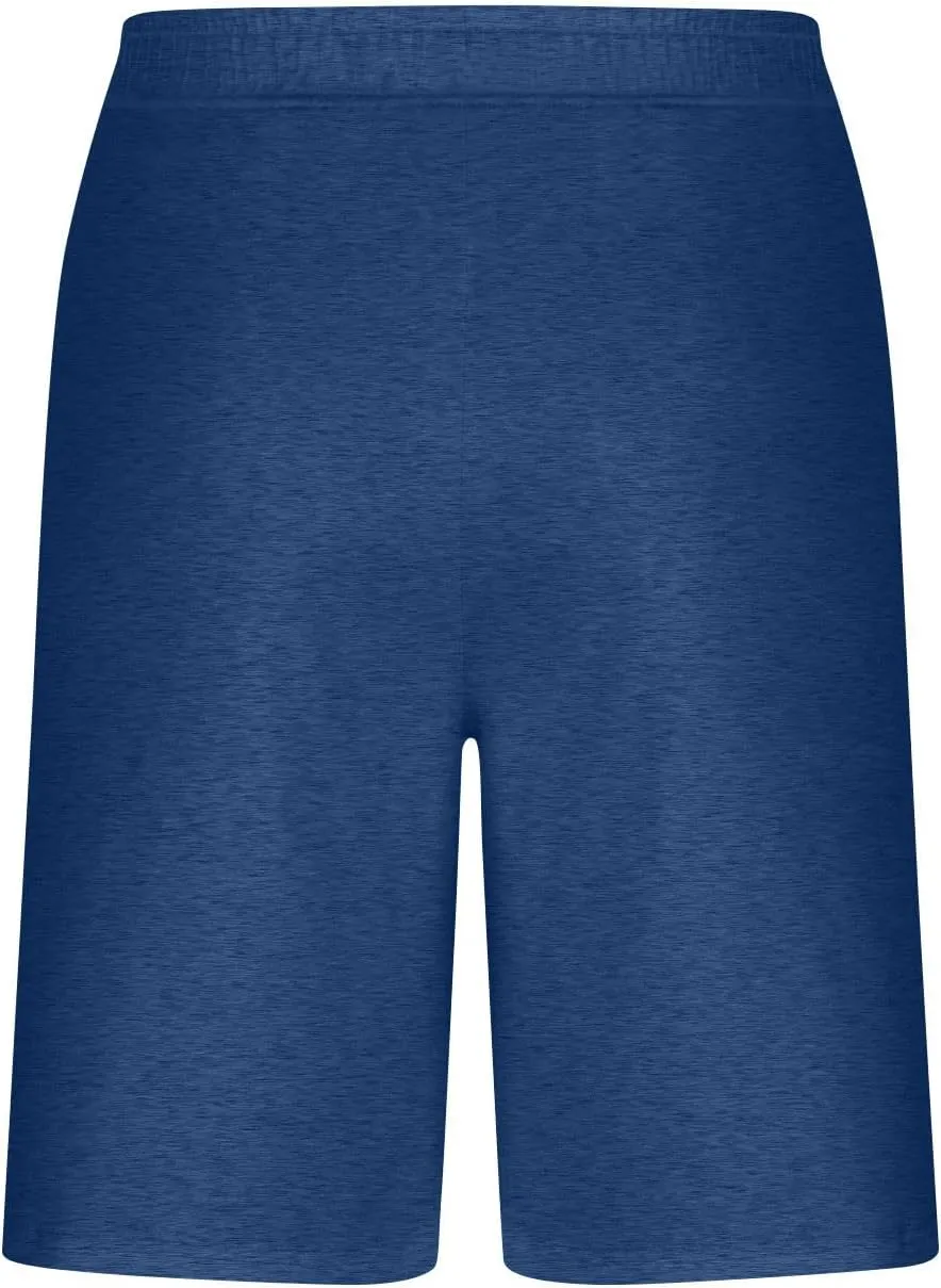 Mens Pajama Shorts Comfy Lounge Pj Shorts Soft Sleepwear Bottoms Elastic Waist Drawstring Beach Shorts with Pockets