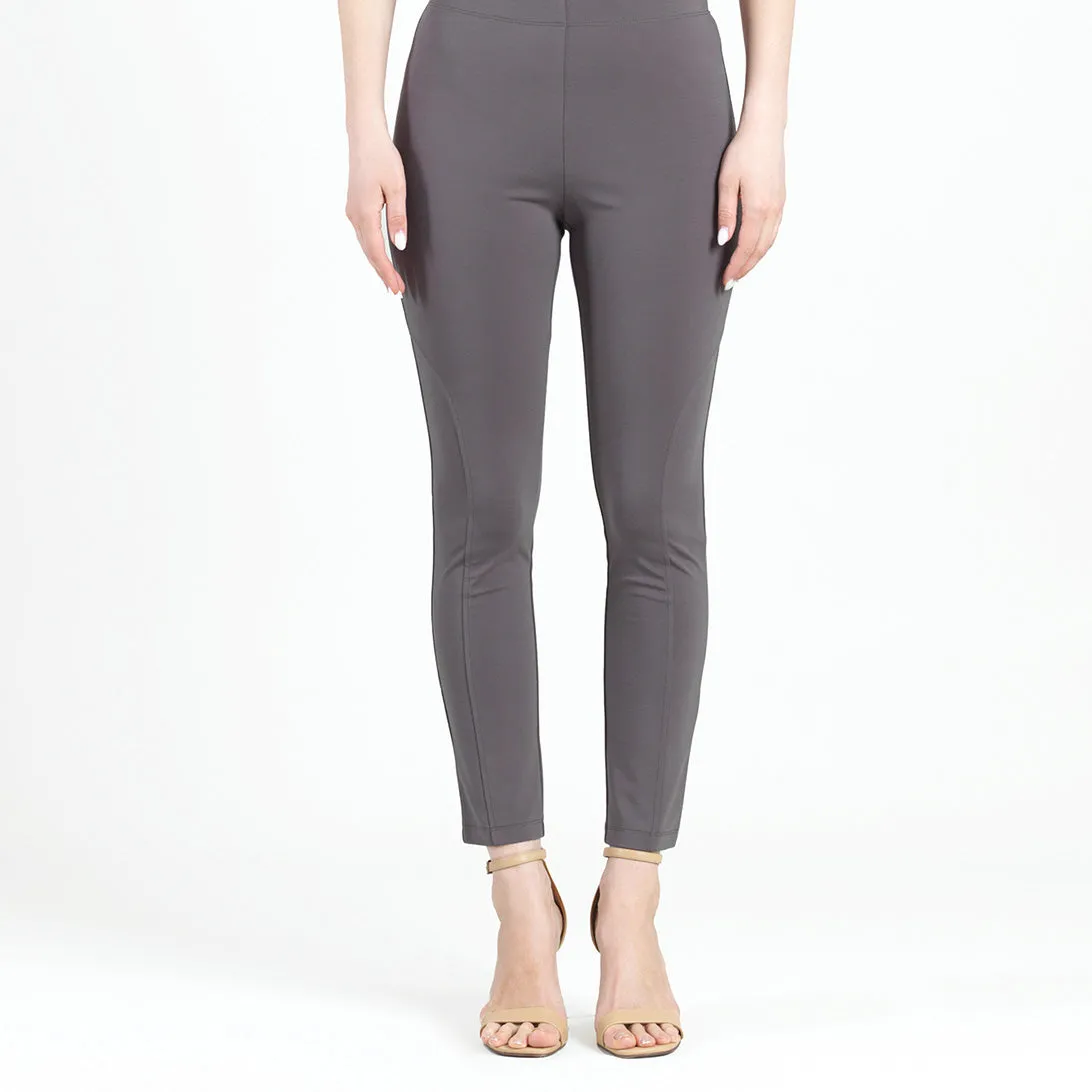 Rayon-Ponte Knit - Slim Rider Pant - Mocha