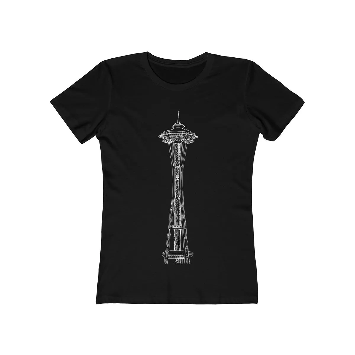 Space Needle - Women's The Boyfriend Tee