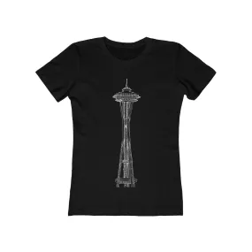 Space Needle - Women's The Boyfriend Tee