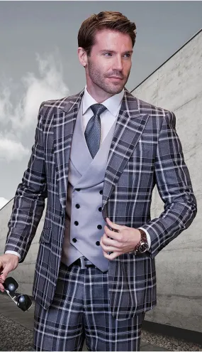 Statement  FIRENZE-BLK Mens Suit
