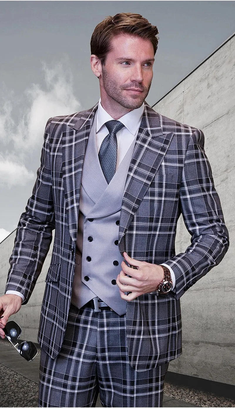 Statement  FIRENZE-BLK Mens Suit